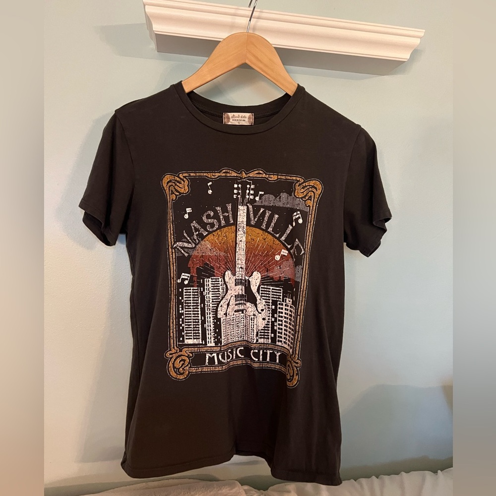 Altar'd State Black Graphic Tee